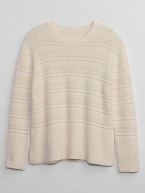 Gap Knit Crochet Sweater